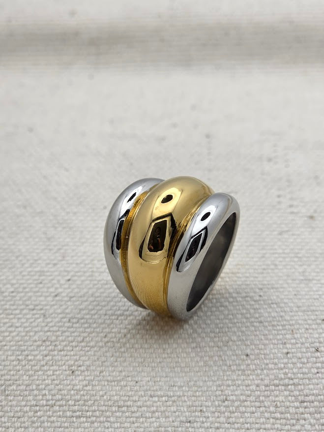 Anillo mix plating - Luana