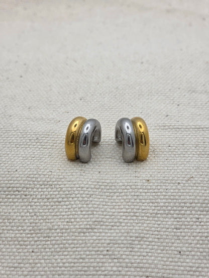 Pendiente mix plating para mujer - Lorelai