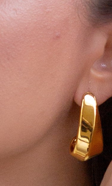 Pendientes Alargados de oro Milena