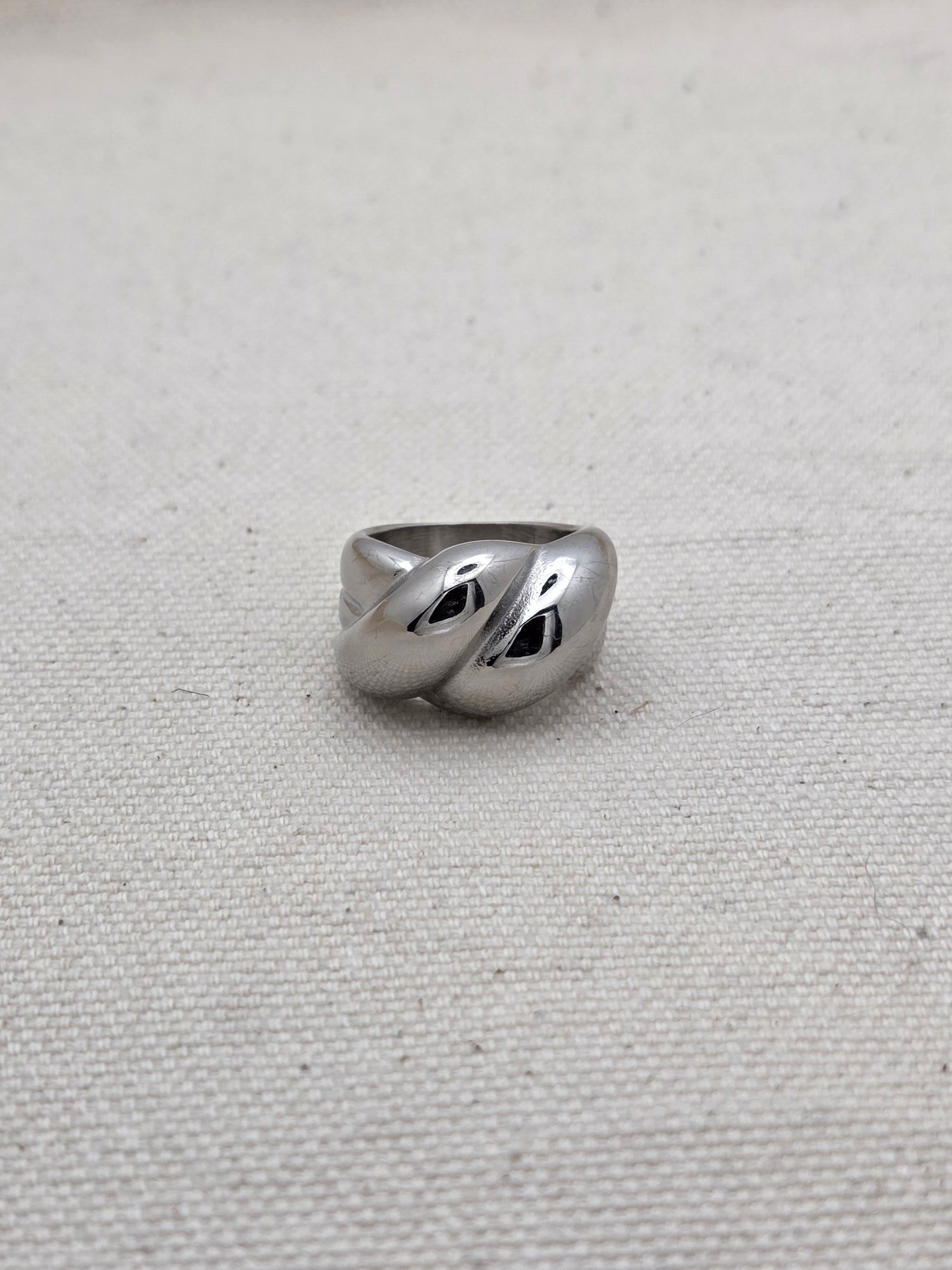 Anillo de plata grande para mujer - Mariam