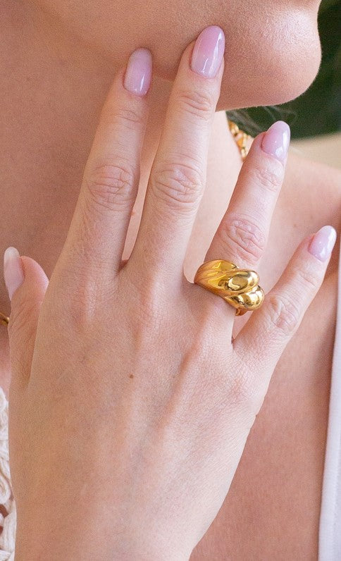Anillo de oro grande - Mariam