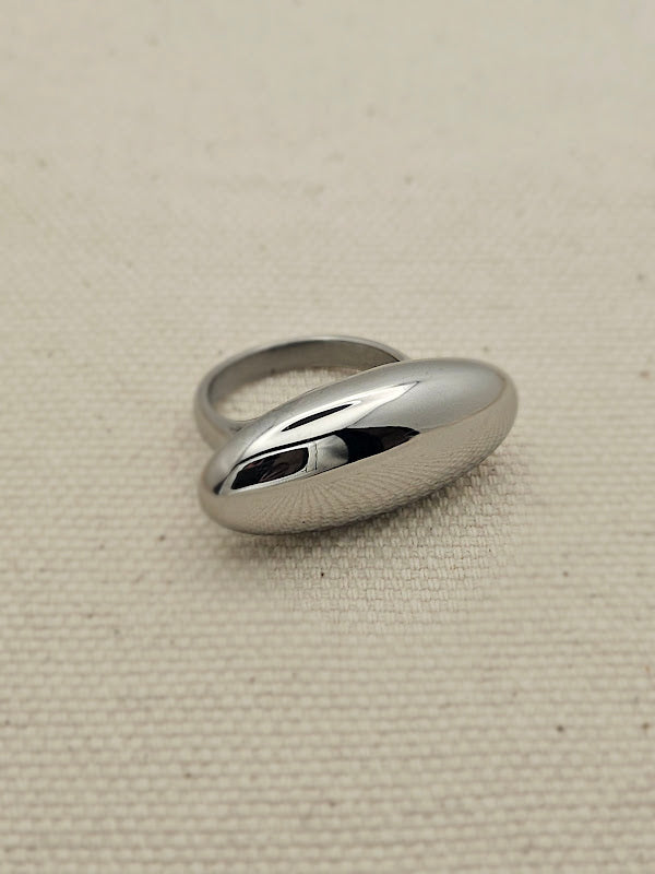 Anillo de plata alargado para mujer - Monica