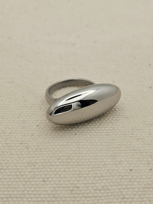 Anillo de plata alargado para mujer - Monica