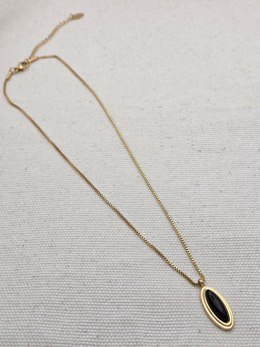 Collar con piedra vintage Helou Bijoux